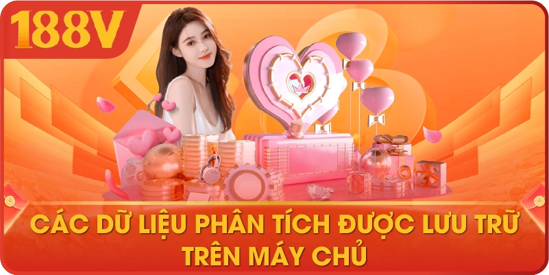 Các dữ liệu phân tích được lưu trữ trên máy chủ